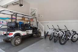 Bright Coastal Retreat with Golf Cart, Bikes & Community Pool