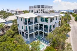 All Decked Out Seagrove 30a Gulf View Steps from Beach w Private Pool & Spa