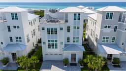 The Palm 30a Opulent 7bdrm home Steps from the Beach. Golf cart, heated pool.