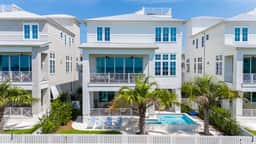The Palm 30a Opulent 7bdrm home Steps from the Beach. Golf cart, heated pool.