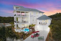 Sunset Pointe Luxury Gulf View Retreat with Private Pool & Carriage House