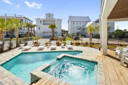 Sunset Pointe Luxury Gulf View Retreat with Private Pool & Carriage House