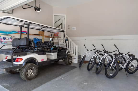 Bright Coastal Retreat with Golf Cart, Bikes & Community Pool
