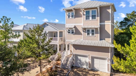 Bright Coastal Retreat with Golf Cart, Bikes & Community Pool