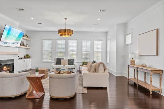 Bright Coastal Retreat with Golf Cart, Bikes & Community Pool