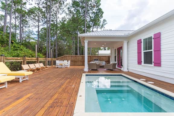 One for All Private Heated Pool, Golf Cart, Sleeps 16 Seagrove Beach