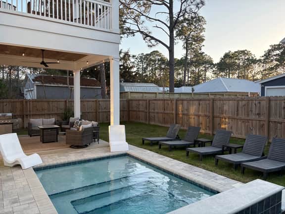 Luxury Seagrove Beach Home w Private Heated Pool, Golf Cart & Bikes