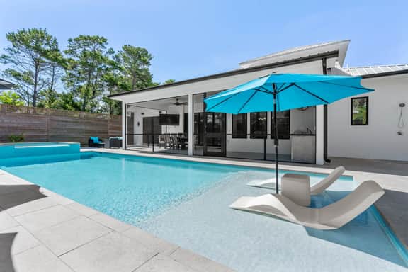 30A Happy by the Sea | Private Heated Pool & Spa, Golf Cart, Near Beach