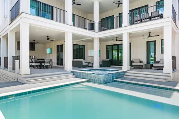 All Decked Out Seagrove 30a Gulf View Steps from Beach w Private Pool & Spa