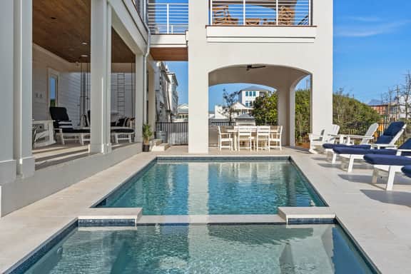 30a Beach Getaway Extravagant Gulf-View Steps from Beach w Private Pool & Spa