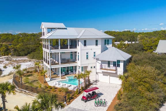 Sunset Pointe Luxury Gulf View Retreat with Private Pool & Carriage House