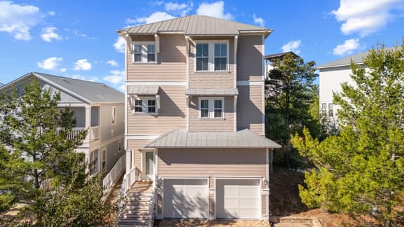 Bright Coastal Retreat with Golf Cart, Bikes & Community Pool