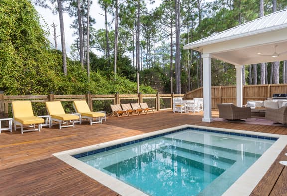 One for All Private Heated Pool, Golf Cart, Sleeps 16 Seagrove Beach